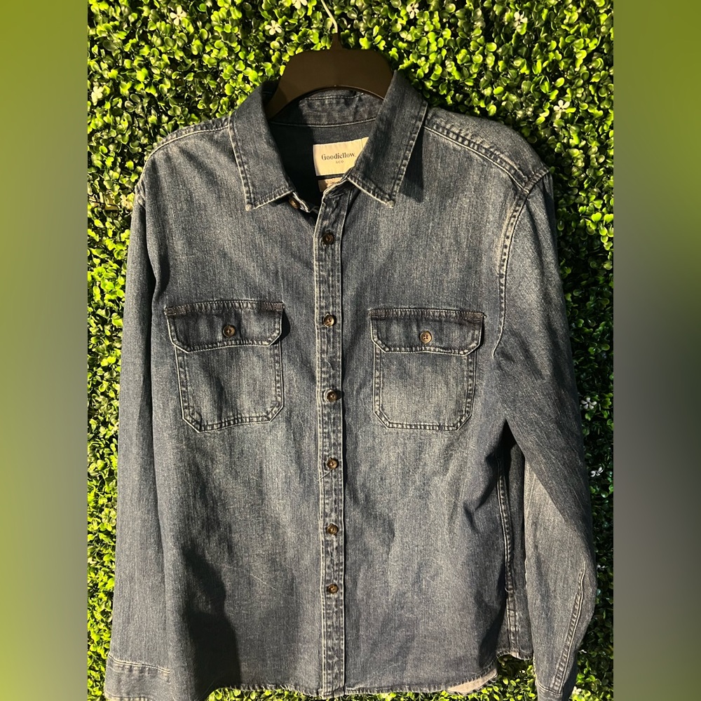 Goodfellow Denim Button Up